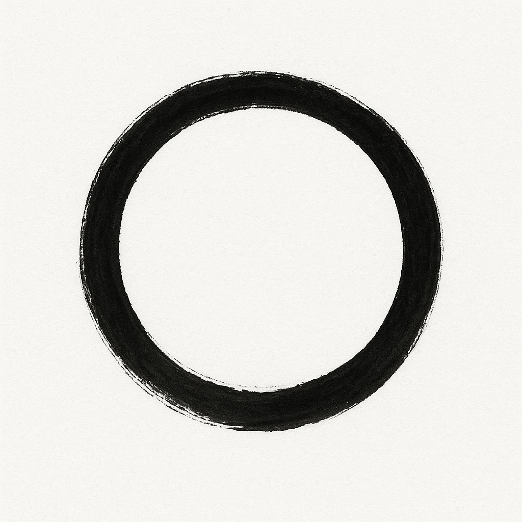 Zen ink circle
